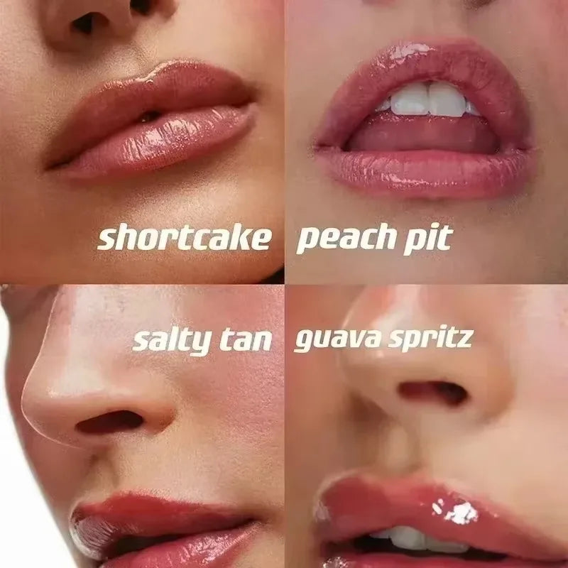 New Color Ribbon PBJ Lemontini Lip Gloss Pocket Blush Stick Non-fading Waterproof Blusher Moisturizing Shimmer Lipstick Liner