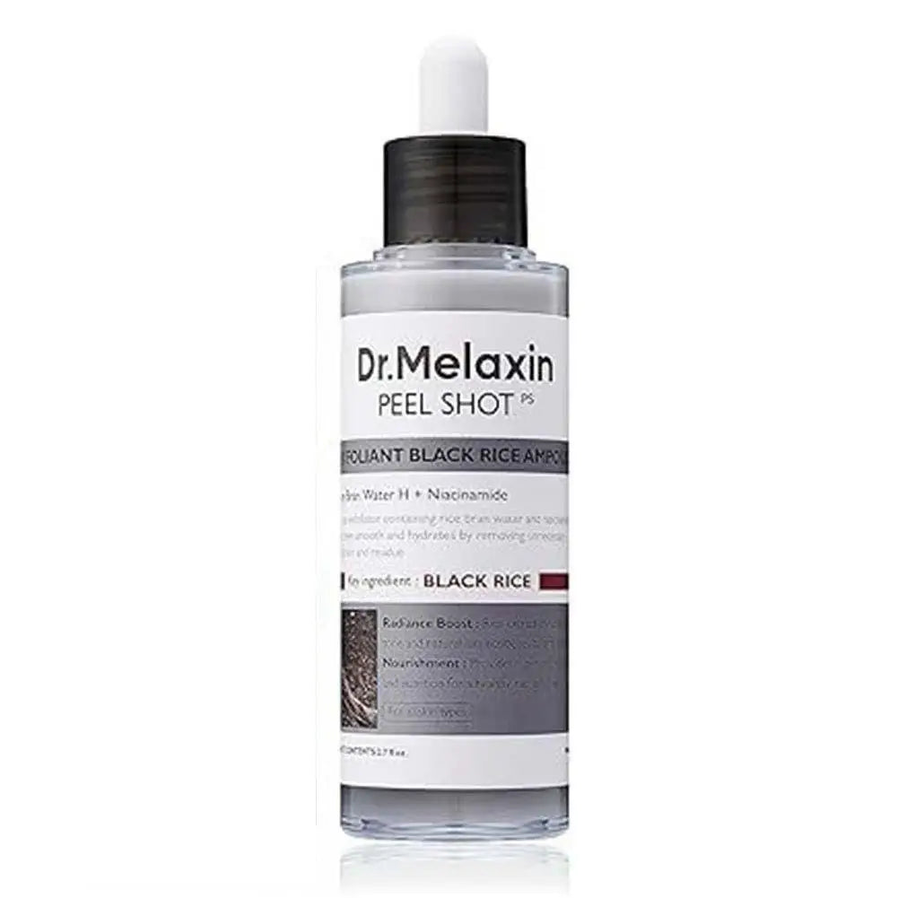 White And Black Rice Soften Serum Peel Shot Deep Moisturizing Exfoliating Essence Improve Dryness Oil-Control Gentle Skin Care