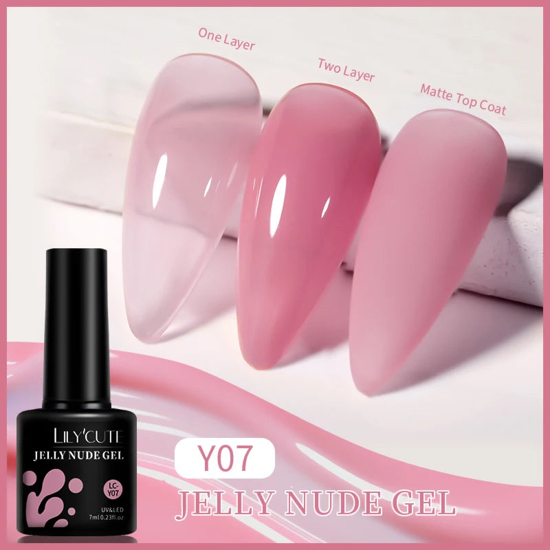 LILYCUTE 129-Color Gel Nail Polish 7ml