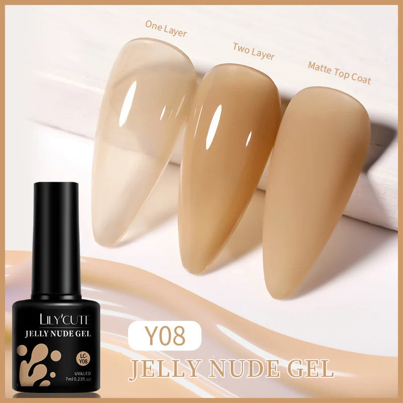 LILYCUTE 129-Color Gel Nail Polish 7ml