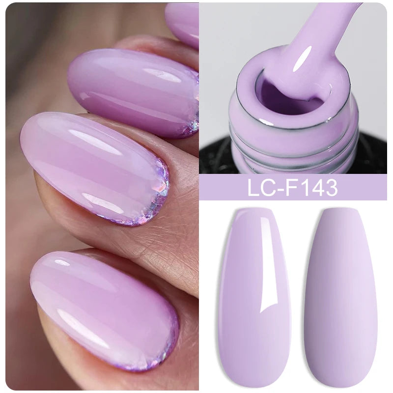 LILYCUTE 15ML Quick Extension Gel Nail Polish Milky White Clear Pink Color French Manicure Finger Prolong Nail Hard Gel Varnish