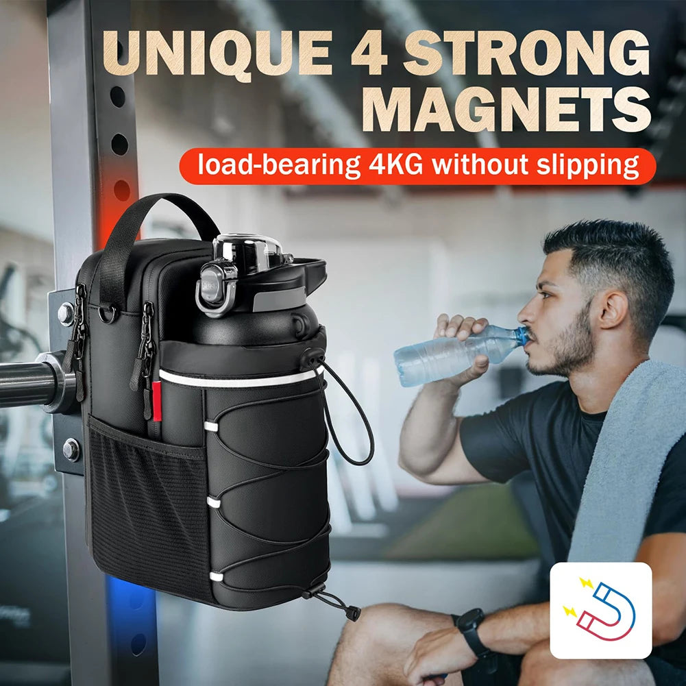 All-in-One Magnetic Bottle Bag – Carry Phone, Keys & More Hands-Free
