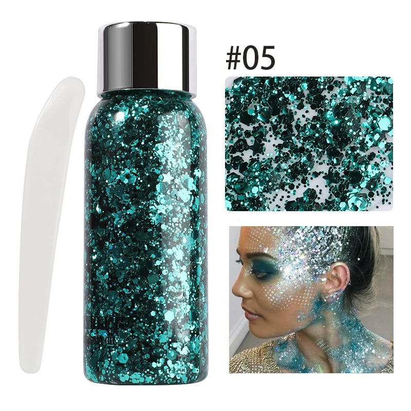 Eye Glitter Hair Body Art Glitter Body Multi-functional Makeup Decoration Party Festival