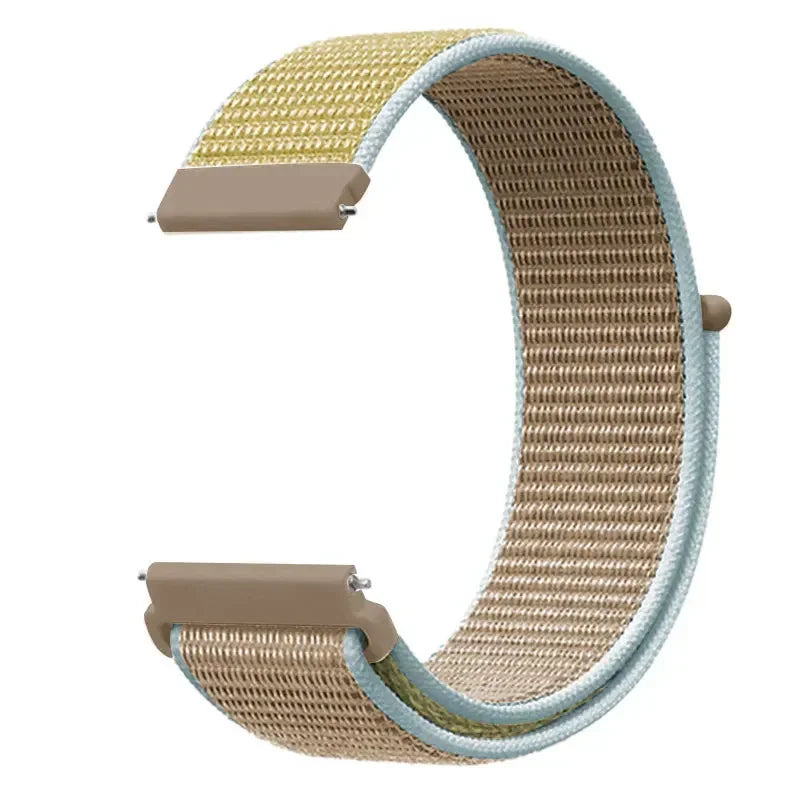 20mm 22mm Nylon Loop Strap For Garmin Forerunner 55 165 265 965 255 Active 5/Vivomove Trend/Vivoactive 5/Venu 3/2 Bracelet Belt