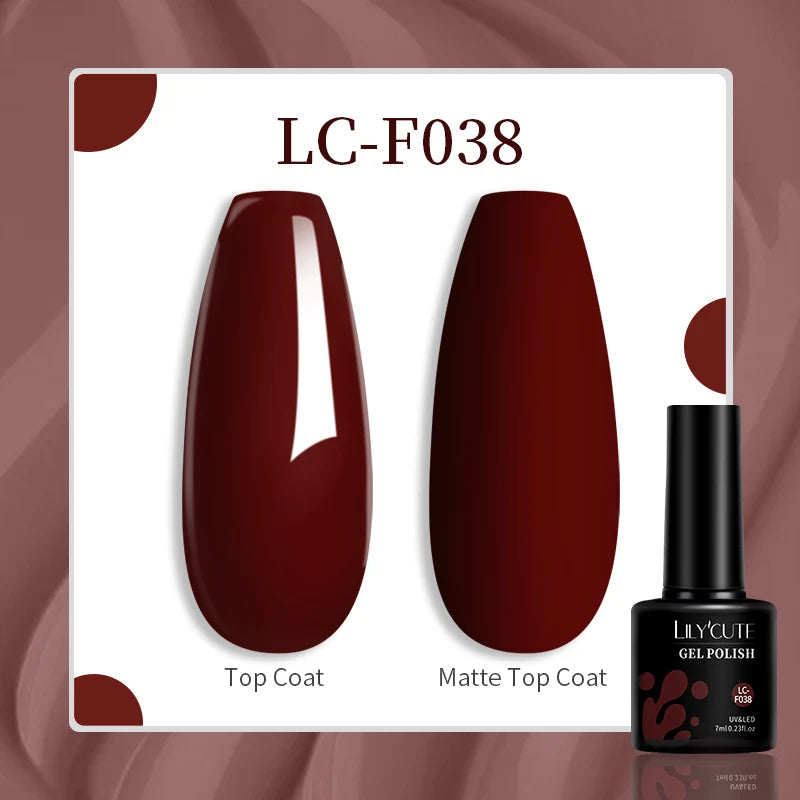 LILYCUTE 129-Color Gel Nail Polish 7ml