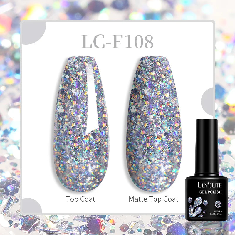 LILYCUTE 129-Color Gel Nail Polish 7ml