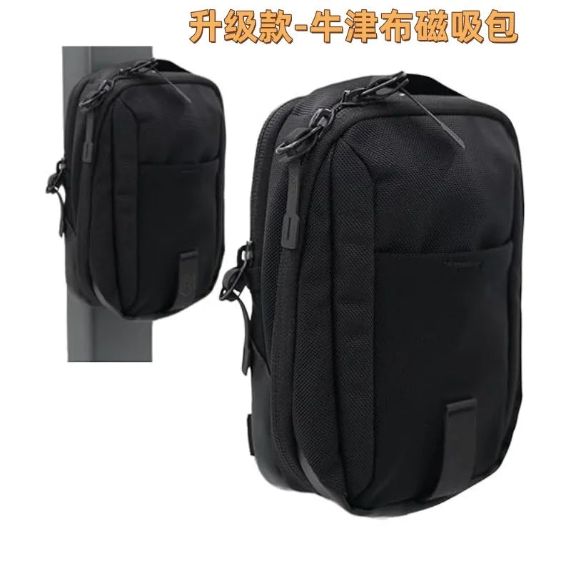 Magnetic water bottle bag, outdoor sports storage phone bag, magnetic fitness phone chest bag