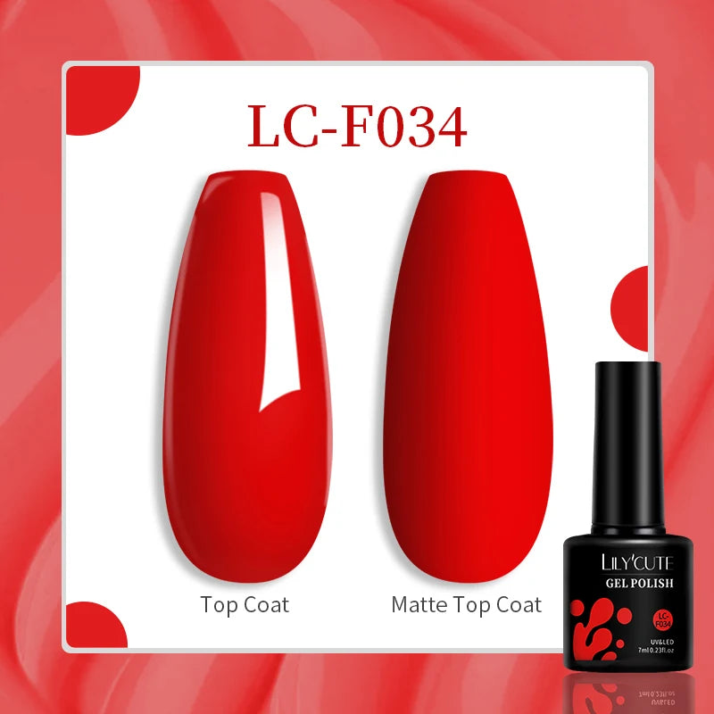LILYCUTE 129-Color Gel Nail Polish 7ml