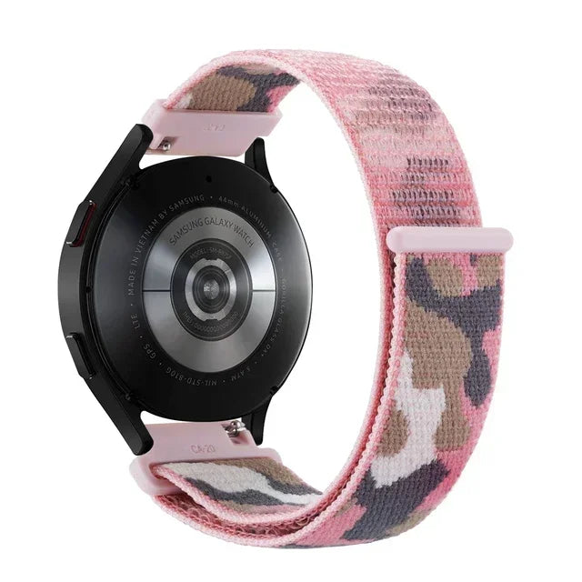 20mm 22mm Nylon Loop Strap For Garmin Forerunner 55 165 265 965 255 Active 5/Vivomove Trend/Vivoactive 5/Venu 3/2 Bracelet Belt