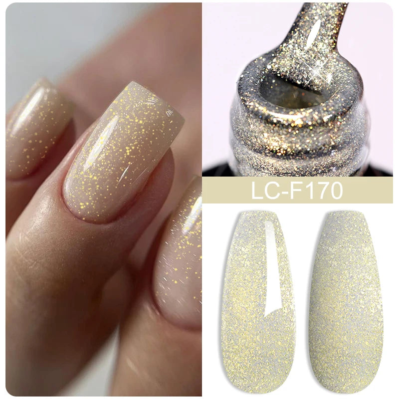 LILYCUTE 15ML Quick Extension Gel Nail Polish Milky White Clear Pink Color French Manicure Finger Prolong Nail Hard Gel Varnish