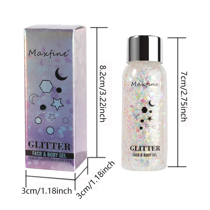 Eye Glitter Hair Body Art Glitter Body Multi-functional Makeup Decoration Party Festival