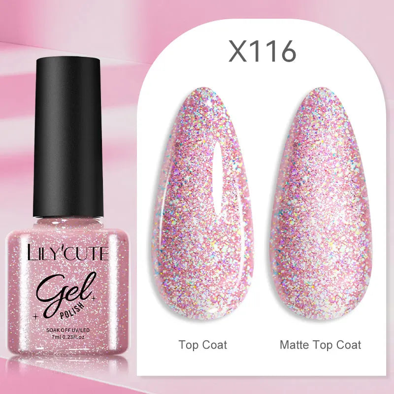 LILYCUTE 129-Color Gel Nail Polish 7ml