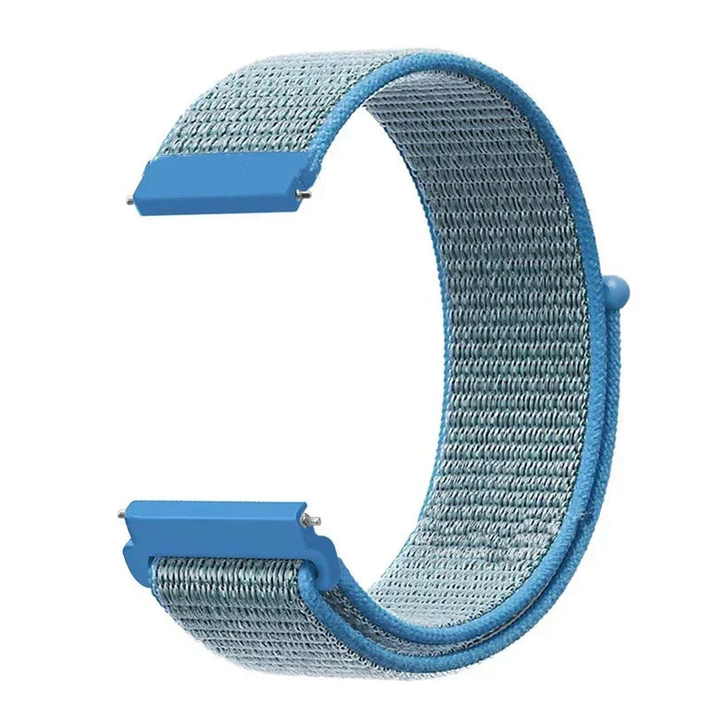 20mm 22mm Nylon Loop Strap For Garmin Forerunner 55 165 265 965 255 Active 5/Vivomove Trend/Vivoactive 5/Venu 3/2 Bracelet Belt