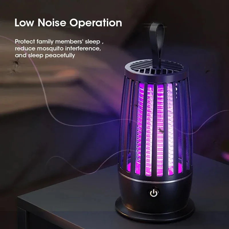 Mute Mosquito Killer Lamp Portable Electronic Pest Repellent Anti Mosquito UV Light Indoor Outdoor Camping