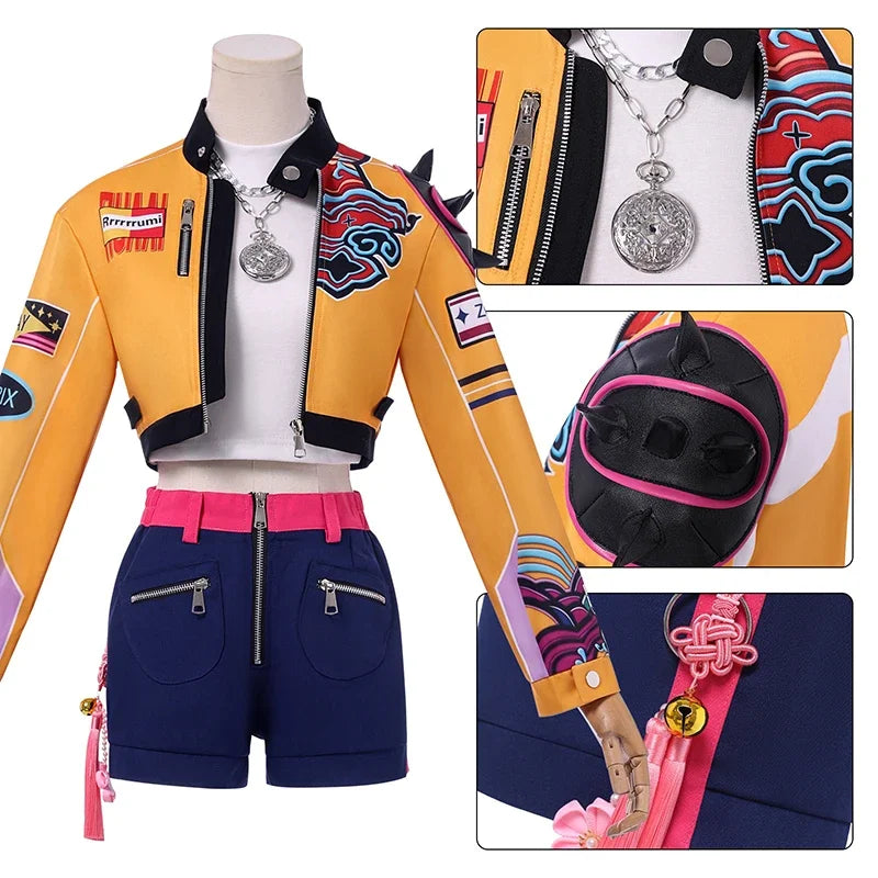 Rumi Cosplay Costume Set – KPop Halloween & Carnival Outfit for Women & Girls