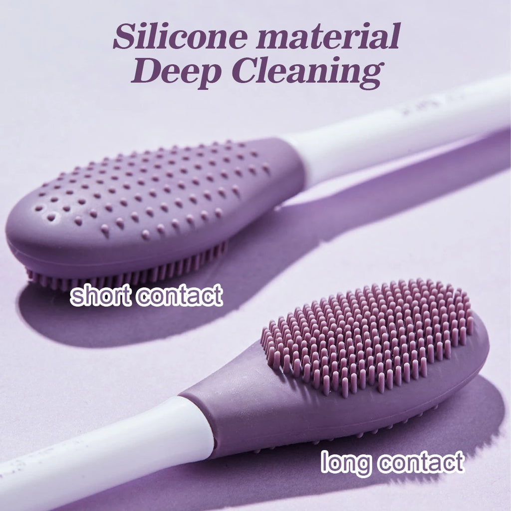 Silicone Facial Cleansing & Mask Brush 2 In1 Facial Skin Care Scrub Exfoliator Scrub Pore Blackhead Deep Cleaning Tools