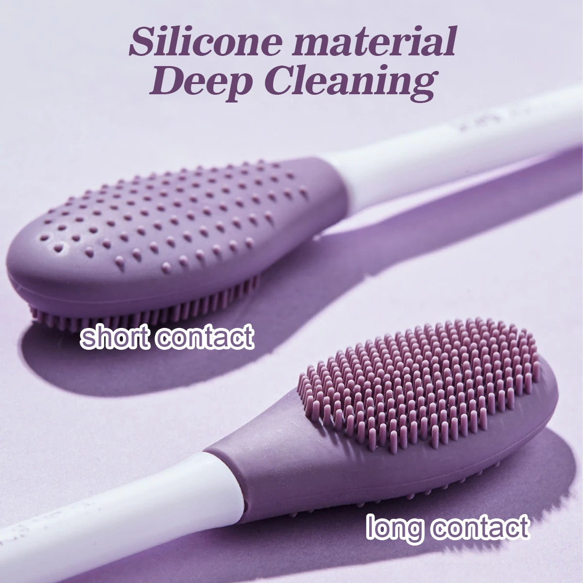 Silicone Facial Cleansing & Mask Brush 2 In1 Facial Skin Care Scrub Exfoliator Scrub Pore Blackhead Deep Cleaning Tools