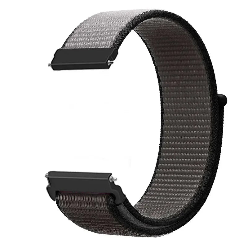 20mm 22mm Nylon Loop Strap For Garmin Forerunner 55 165 265 965 255 Active 5/Vivomove Trend/Vivoactive 5/Venu 3/2 Bracelet Belt