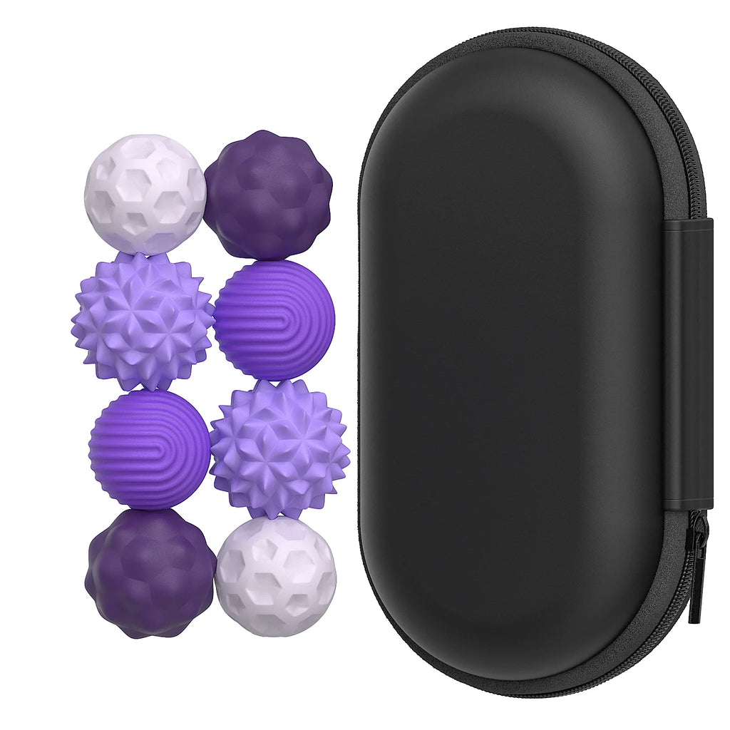 Silicone Magnetic Sensory Balls Fidget Toy Worry Balls Autism Calming Fidgeting Toy Kid Adults Anxiety Relief Stress Sensory Toy