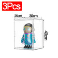 New Large Capacity Storage Box Organizer for Figures Acrylic Box Clear Blind Box Showcase Makeup Organizer for Bag