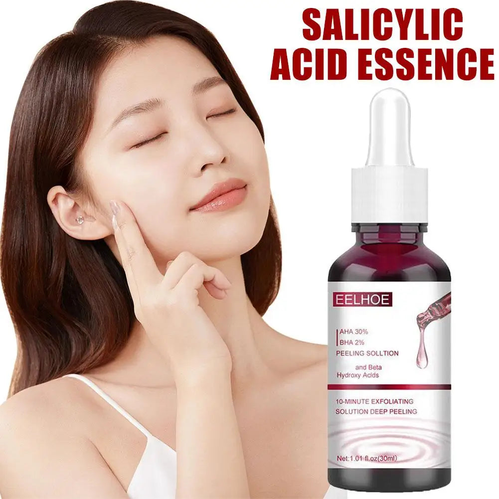 30ml Salicylic Acid Shrink Pores Serum Exfoliating Moisturizing Nourish Smooth Pores Essence For Acne Blackhead & Pores Skincare