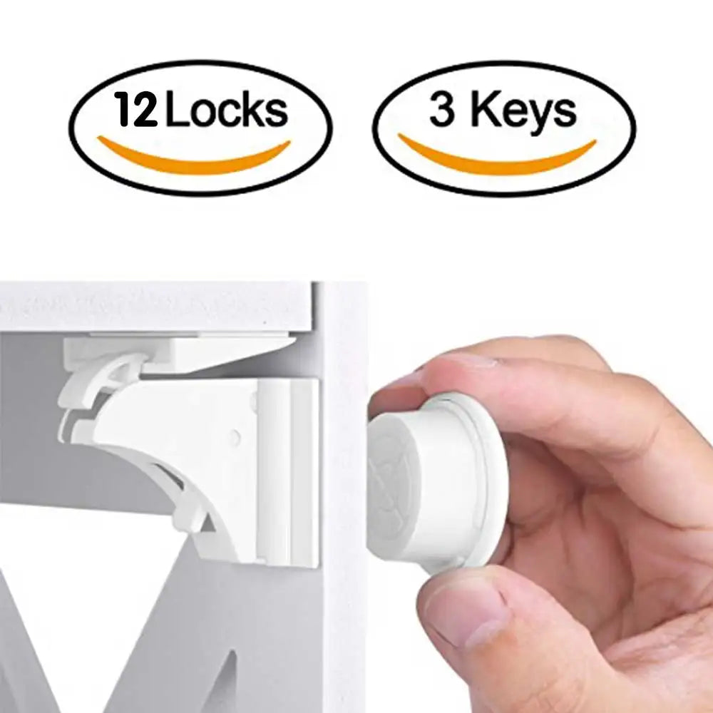 invisible Magnetic Child Safety Locks - Protect Kids in Seconds