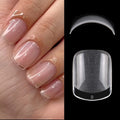 120pcs XXS Super Short Almond Full Cover Sculpted Soft Gel Nail Tips Press on Capsule Americaine Gel X Artificial Fake Nails