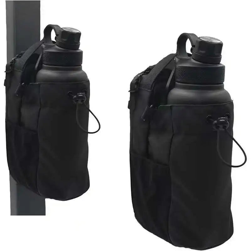 Magnetic Water Bottle Pouch Bag Fitness Magnetic Water Bottle Holder With Strong Magnet For Outdoor Sports Cup Holder Bag