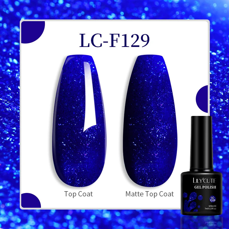 LILYCUTE 129-Color Gel Nail Polish 7ml