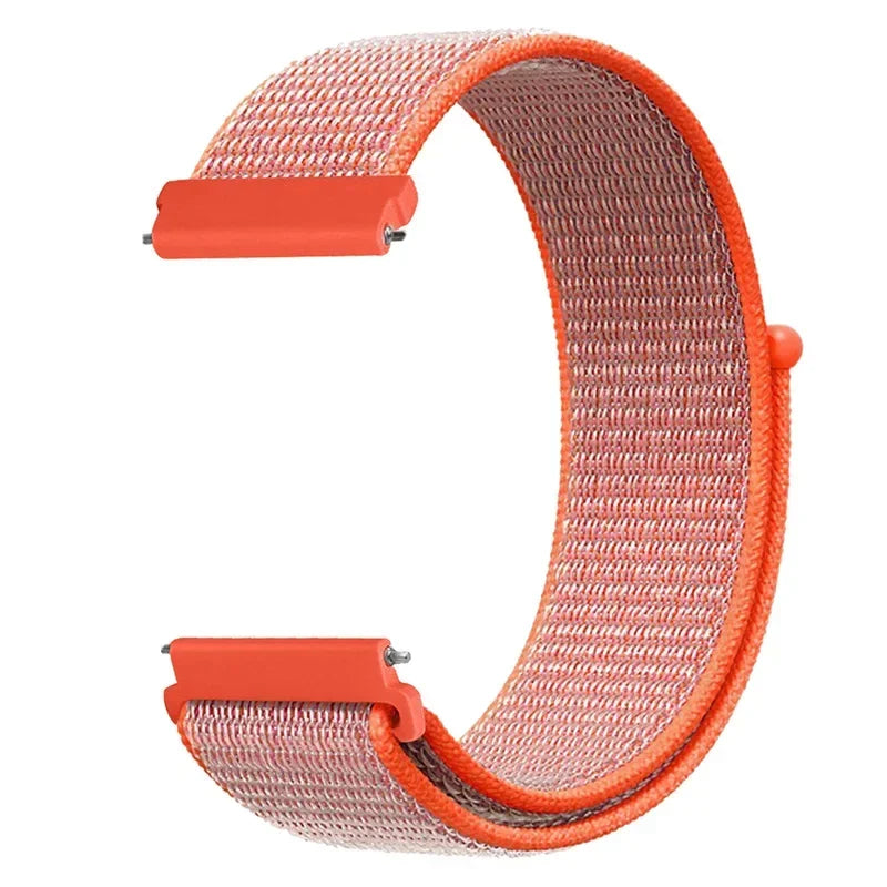 20mm 22mm Nylon Loop Strap For Garmin Forerunner 55 165 265 965 255 Active 5/Vivomove Trend/Vivoactive 5/Venu 3/2 Bracelet Belt