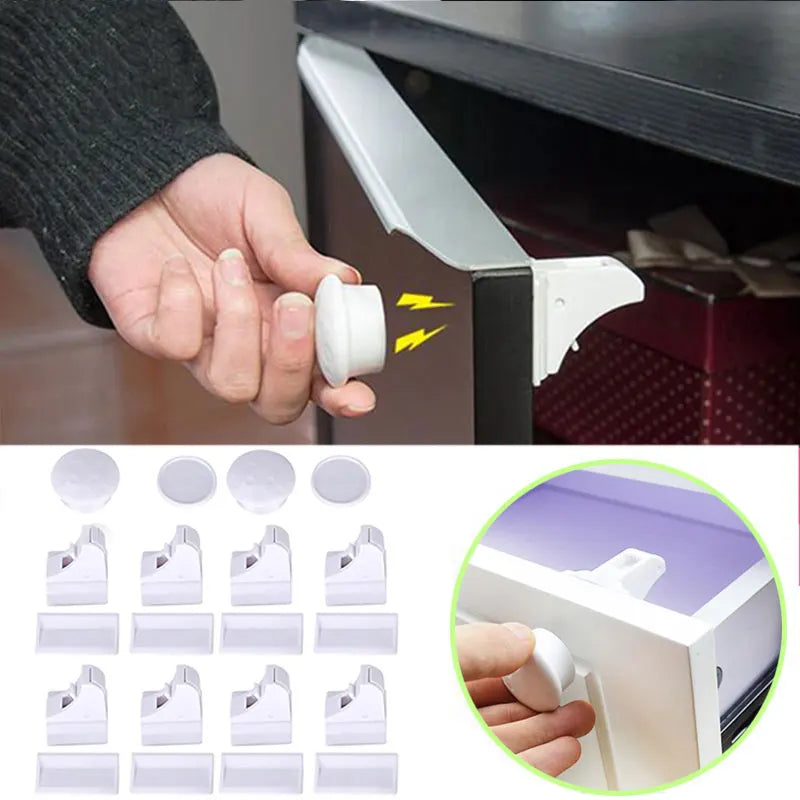 invisible Magnetic Child Safety Locks - Protect Kids in Seconds