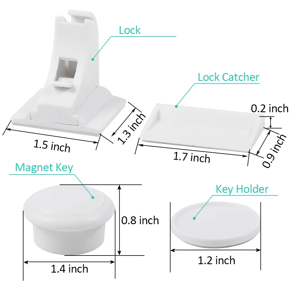 invisible Magnetic Child Safety Locks - Protect Kids in Seconds