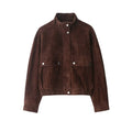 Women's Turtleneck Jacket with Big Pockets – Loose Warm Coat
