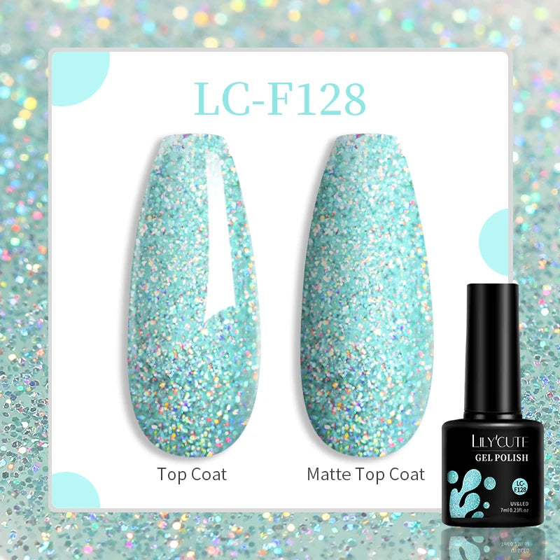 LILYCUTE 129-Color Gel Nail Polish 7ml