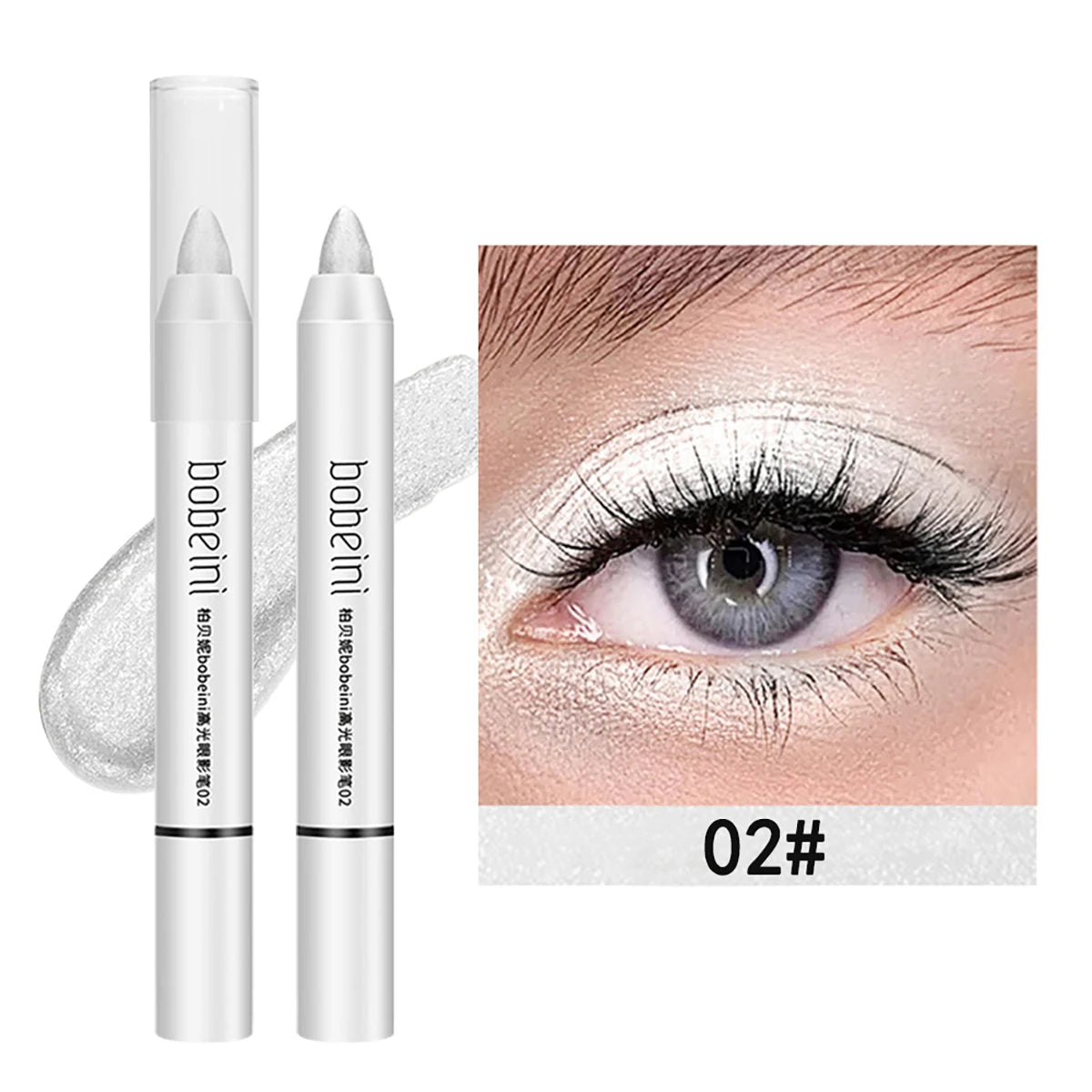 Highlighter & Eyeshadow Pencil – Pearlescent, Matte & Champagne Glow