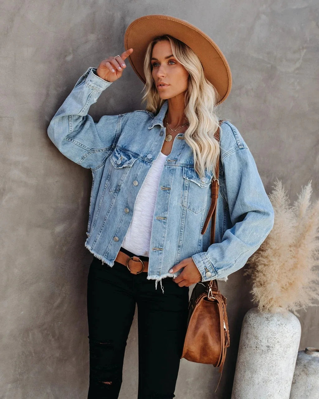 Autumn Women  Denim Jackets 2025 Vintage Casual Short Jean Jacket Long Sleeve Winter Female Coat Streetwear Large size Jackets