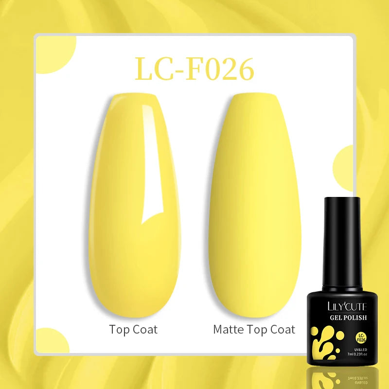 LILYCUTE 129-Color Gel Nail Polish 7ml