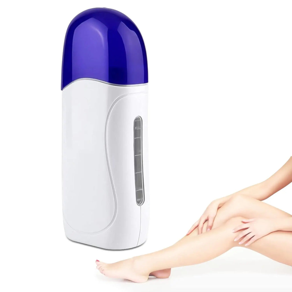 YIKOOLIN Wax Heater Roll On Roll on Wax Hair Removal Roller Waxing Portable Wax Heater Machine for Women & Men