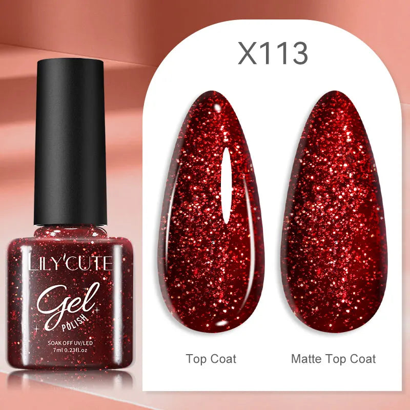 LILYCUTE 129-Color Gel Nail Polish 7ml