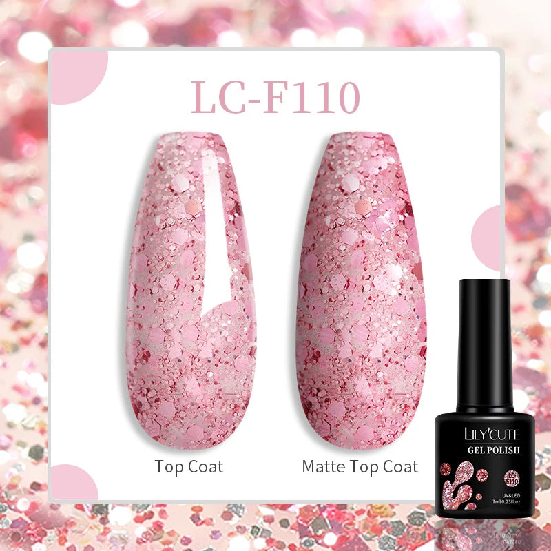 LILYCUTE 129-Color Gel Nail Polish 7ml