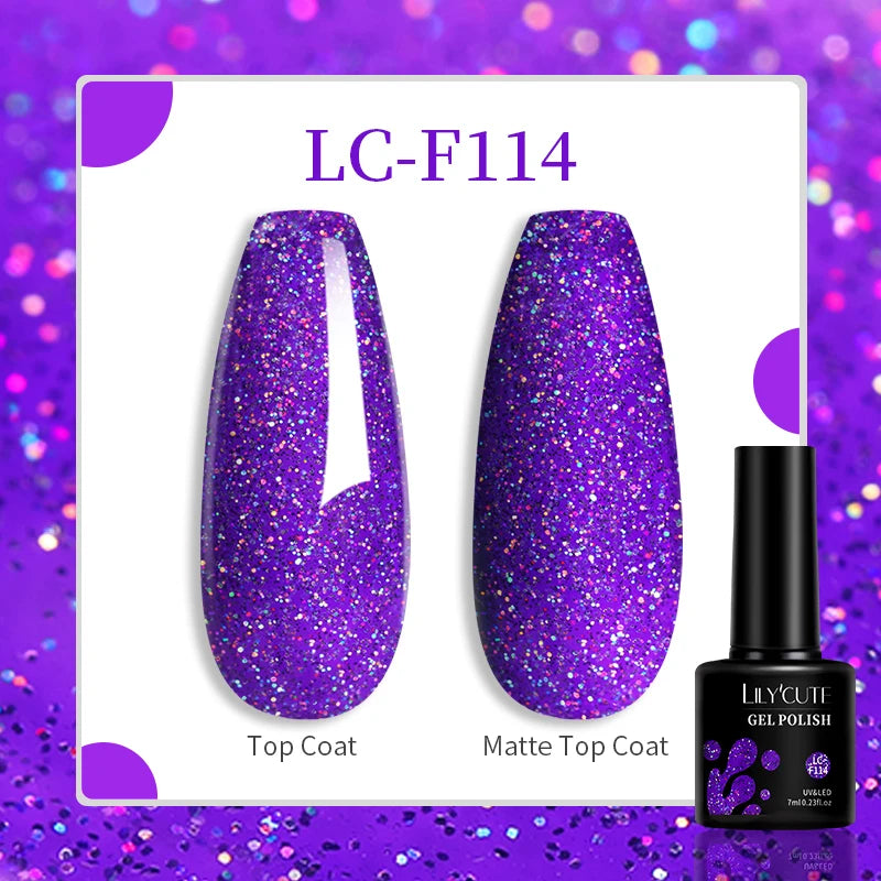 LILYCUTE 129-Color Gel Nail Polish 7ml