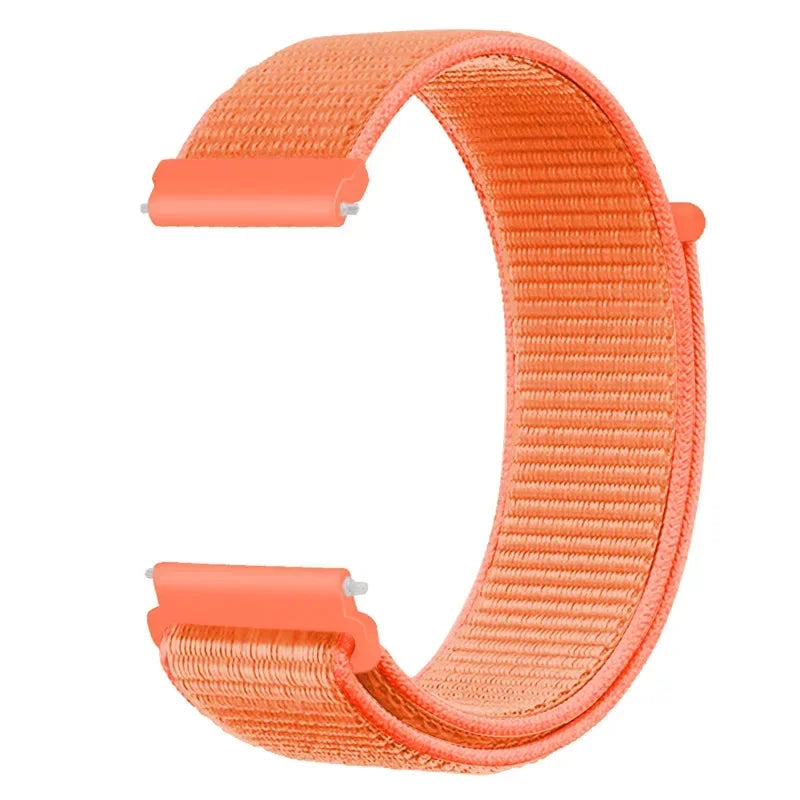 20mm 22mm Nylon Loop Strap For Garmin Forerunner 55 165 265 965 255 Active 5/Vivomove Trend/Vivoactive 5/Venu 3/2 Bracelet Belt
