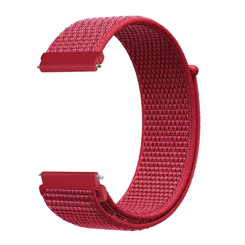 20mm 22mm Nylon Loop Strap For Garmin Forerunner 55 165 265 965 255 Active 5/Vivomove Trend/Vivoactive 5/Venu 3/2 Bracelet Belt