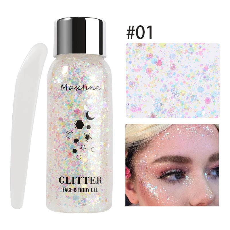 Eye Glitter Hair Body Art Glitter Body Multi-functional Makeup Decoration Party Festival
