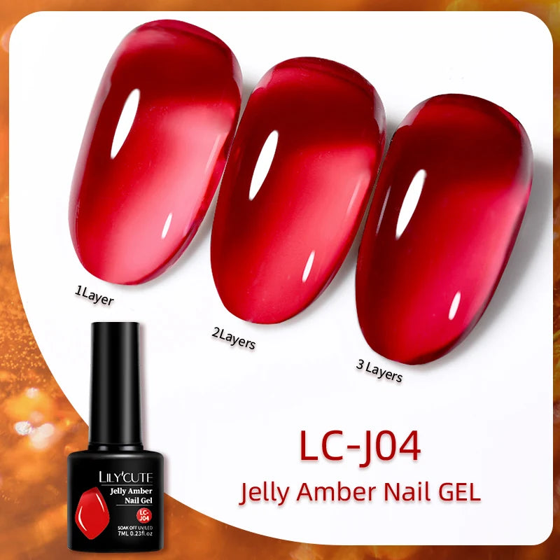 LILYCUTE 129-Color Gel Nail Polish 7ml