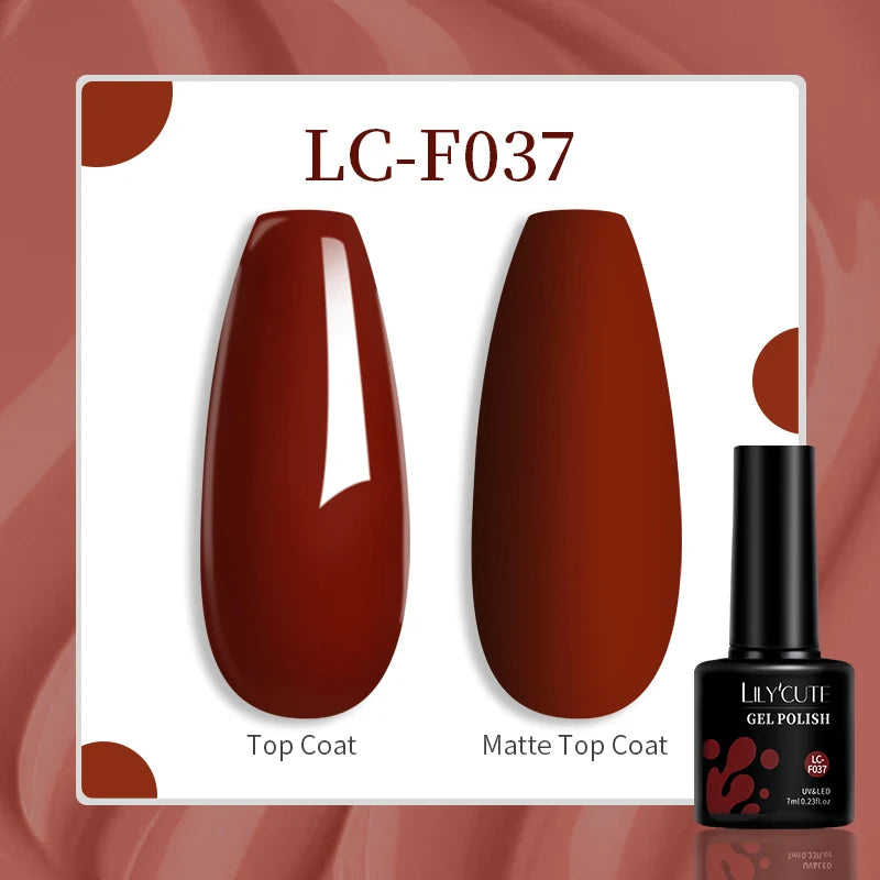 LILYCUTE 129-Color Gel Nail Polish 7ml