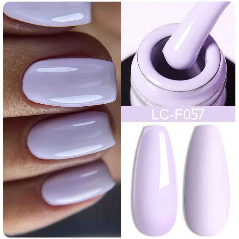 LILYCUTE 15ML Quick Extension Gel Nail Polish Milky White Clear Pink Color French Manicure Finger Prolong Nail Hard Gel Varnish