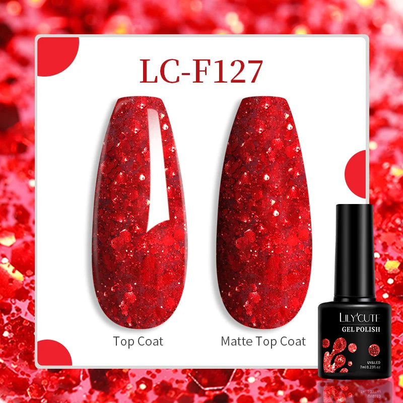 LILYCUTE 129-Color Gel Nail Polish 7ml