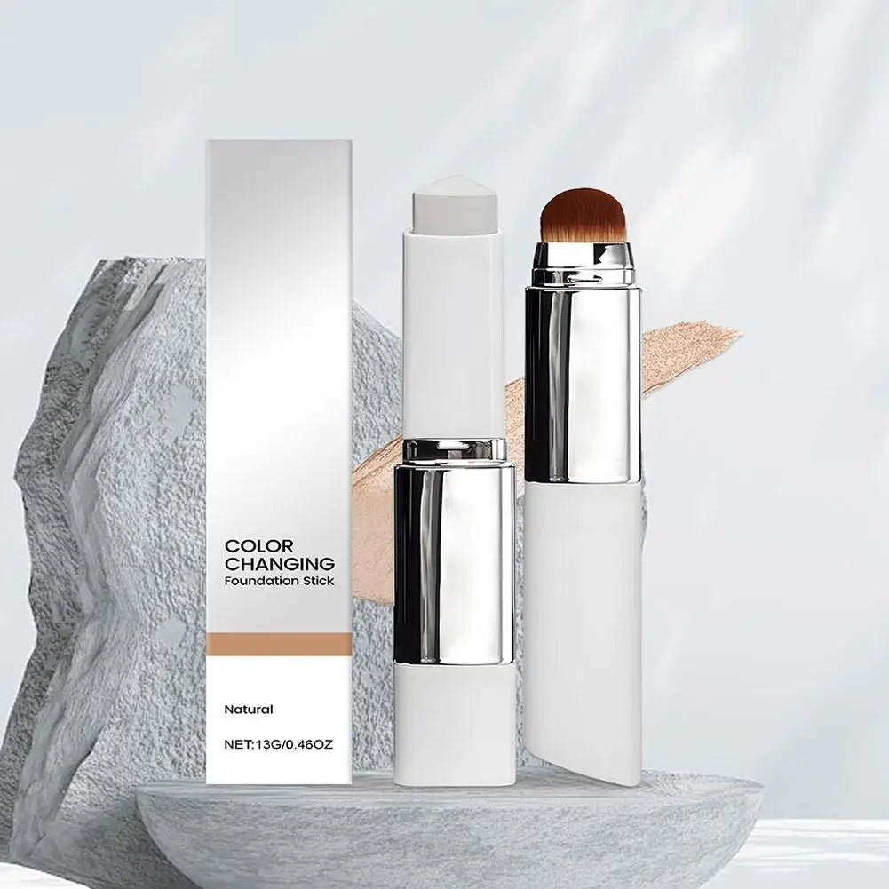 2-in-1 Color-Changing Foundation Stick – Lightweight, Moisturising & Natural Finish
