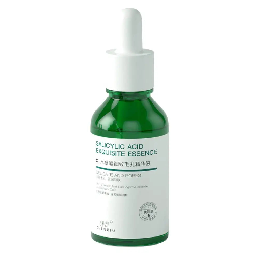 30ml Salicylic Acid Shrink Pores Serum Exfoliating Moisturizing Nourish Smooth Pores Essence For Acne Blackhead & Pores Skincare